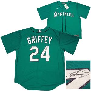 MARINERS KEN GRIFFEY JR. AUTOGRAPHED TEAL NIKE JERSEY SIZE XL BECKETT 212480 Cheapest Pice Sale Online