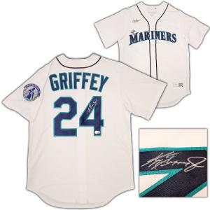 MARINERS KEN GRIFFEY JR. AUTO WHITE NIKE JERSEY RETIREMENT PATCH M BECKETT Purchase Cheap Pice