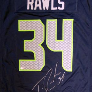 SEAHAWKS THOMAS RAWLS AUTOGRAPHED BLUE NIKE JERSEY SIZE XXL MCS HOLO 105072 Official Site Cheap Online