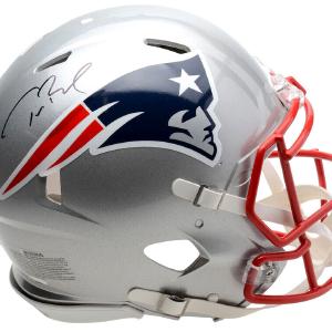 Tom Brady Signed New England Patriots Authentic Full Size Speed Helmet Fanatics Clearance Reliable