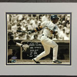 Robinson Cano Yankees Signed Matted 2006 4 Stat photo Mint Autograph Steiner COA Buy Cheap Deals