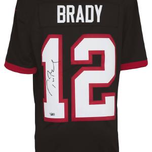 Tom Brady Signed Tampa Bay Buccaneers Pewter Nike Football Jersey (Fanatics COA) Clearance From China