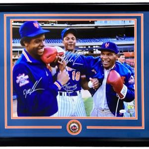 Mike Tyson Gooden Strawberry Signed Framed 16x20 New York Mets Photo JSA BAS Cheap Online Online