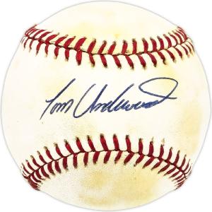 Tom Underwood Autographed Signed AL Baseball A's, Yankees Beckett QR #BM17842 Sale Fake