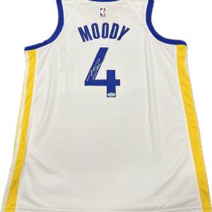 Moses Moody signed jersey PSA/DNA Golden State Warriors Autographed Free Shipping Genuine