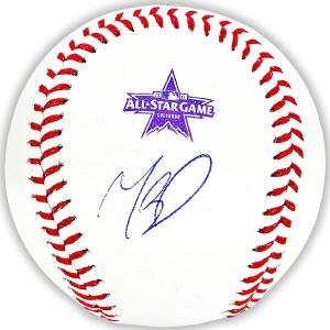 MOOKIE BETTS AUTOGRAPHED 2021 ALL STAR GAME LOGO BASEBALL DODGERS BECKETT 2025 Newest Sale Online