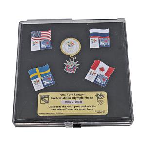 New York Rangers Limited Edition 1998 Winter Olympic Games Commemorative Pin Set #5304/8000 Ebay