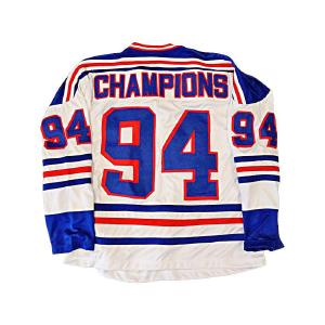 New York Rangers Custom 1994 White #94 Champions Jersey - Size XL Outlet Locations Cheap Online
