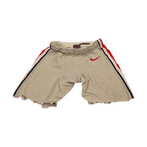 Ohio State Buckeyes Practice Used Grey Nike Shorts #120 Size 32 (OSU LOA) Free Shipping Classic