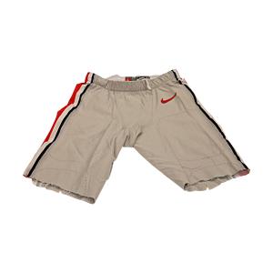 Ohio State Buckeyes Practice Used Grey Nike Shorts #122 Size 32 (OSU LOA) Cheap Sale Pay With Visa