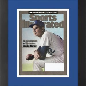 Sandy Koufax Los Angeles Dodgers and Hall of Famer Matted and Framed Sports Illustrated Magazine July 12,1999 Original Issue Cheapest Sale Online