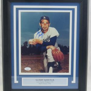 Sandy Koufax Signed Framed Photo JSA AR22816 Pictures For Sale