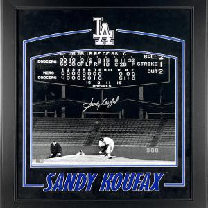 Sandy Koufax Autographed Dodgers 1st No-Hitter 16x20 Photo Framed TRISTAR Free Shipping View