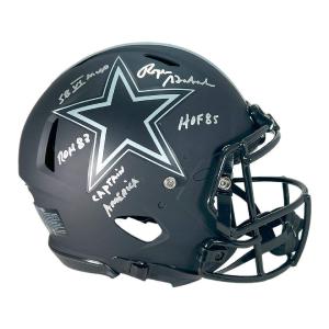 Roger Staubach Signed Multi-Inscription Dallas Cowboys Authentic Eclipse Speed F Limited Edition Cheap Pice