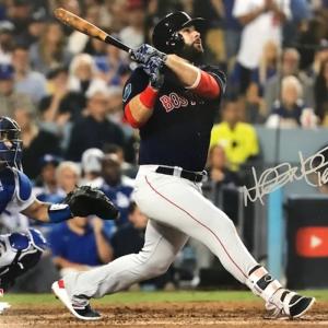 Mitch Moreland Autographed Red Sox 11x14 Photo (JSA) Brand New Unisex