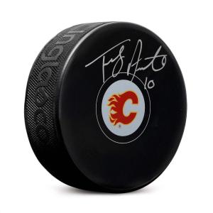 Tony Amonte Autographed Calgary Flames Hockey Puck Cheap Sale Reliable