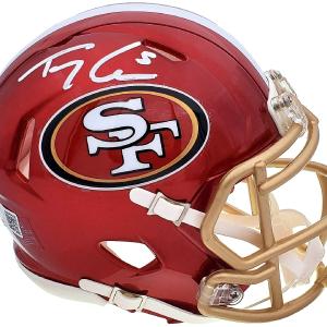 TREY LANCE AUTOGRAPHED 49ERS FLASH RED SPEED MINI HELMET BECKETT QR 197093 In China For Sale