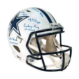 Tony Dorsett Signed Muti-Inscriptions Dallas Cowboys Authentic Flat White Speed Sale Release Dates
