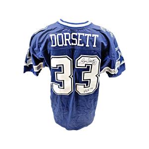 Tony Dorsett Dallas Cowboys Autographed Signed and Inscribed "HOF 94" Reebok Pro Style Blue Jersey (JSA Auth) Sale Best Pices
