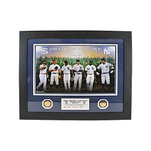 New York Yankees Chicago White Sox 2021 Field Of Dreams Framed Photo Coin Mint Collage LE #1/99 Sale Comfortable
