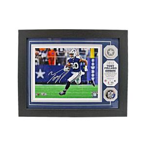 Tony Pollard Dallas Cowboys Autographed Signed Framed 8x10 Photo Mint Collage LE #1/99 (Fanatics Auth) 2025 New Cheap Online
