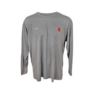 John Desko Syracuse University Men's Lacrosse Grey Nike Dri-Fit Syracuse S Long Sleeve Shirt Clearance Affordable