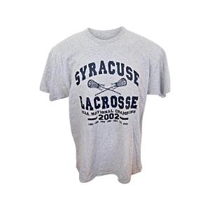 John Desko Syracuse University Men's Lacrosse National Champions 2002 Grey T-shirt (Size XXL) Buy Cheap How Much