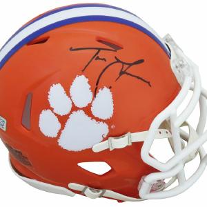 Trevor Lawrence Signed Clemson Tigers Riddell Speed Mini Helmet (Fanatics COA) Shop For Sale