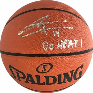 Tyler Herro Autographed "Go Heat!" Hybrid Indoor/Outdoor Basketball (JSA) Order Cheap Pice
