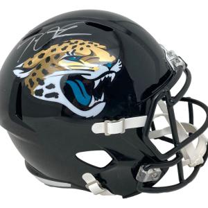 Trevor Lawrence Signed Jacksonville Jaguars FS Replica Speed Helmet Fanatics For Cheap