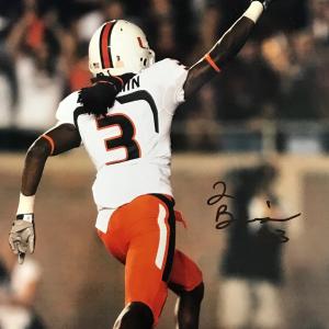 Travis Benjamin Autographed 8x10 Photo University of Miami Free Shipping Nicekicks