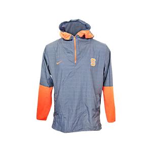 John Desko Syracuse University Men's Lacrosse Nike Syracuse Navy/Orange Hood Half-Zip Windbreaker (Size XL) Cost Online