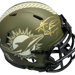 Tua Tagovailoa Autographed Miami Dolphins Salute to Soldiers Mini Helmet Recommend Cheap Online