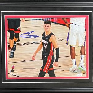 Tyler Herro Autographed Framed The Snarl 11x14 Photo (JSA) Cheap Sale From China