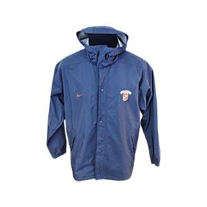 John Desko Syracuse University Men's Lacrosse Nike Navy S Arching Logo Rain Jacket with Buttons (Size XXL) Clearance Online Amazon