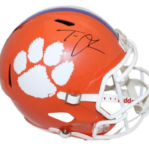 Trevor Lawrence Autographed Clemson Tigers Speed F/S Helmet FAN 39839 Cheap Low Shipping