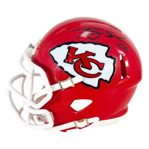 Trey Smith Signed Kansas City Chiefs Speed Mini Football Helmet (Beckett) Nicekicks Cheap Pice