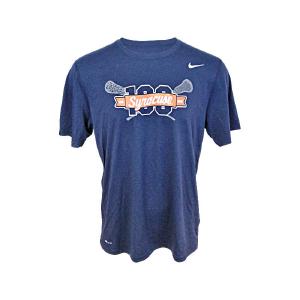 John Desko Syracuse University Men's Lacrosse Nike Syracuse Lacrosse Navy 100 Year Anniversary Dri-Fit Shortsleeve (Size XL) Sale Pick A Best
