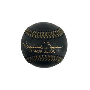 Mariano Rivera New York Yankees Autographed and Inscribed HOF 2019 Black OMLB Baseball (CX Auth Clearance Get To Buy