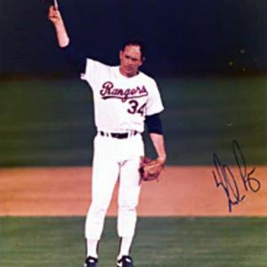 Nolan Ryan Autographed / Signed Texas Rangers Baseball 8x10 Photo Factory Outlet Cheap Pice