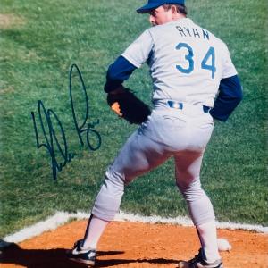 Nolan Ryan Autographed 8x10 Baseball Photo (JSA) Excellent
