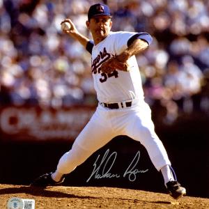 NOLAN RYAN AUTOGRAPHED SIGNED 8X10 PHOTO TEXAS RANGERS BECKETT BAS STOCK #201268 Reliable Sale Online