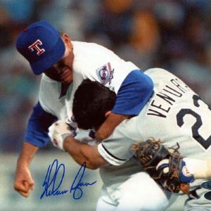 Nolan Ryan Signed Autographed Texas Rangers 8x10 Photo Ventura Fight TRISTAR COA Sale Great Deals