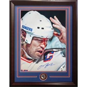 Mark Messier Signed Rangers 16x20 Bloody Mess Photo Framed Mint Auto Steiner HOF Outlet Best Seller