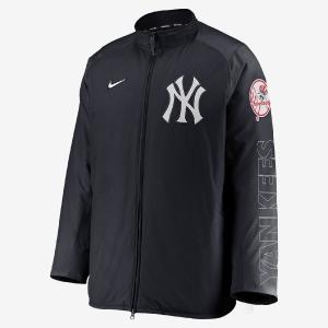Nike Men's New York Yankees Authentic Collection On-Field Road Dugout Jacket - Black Cheap Original