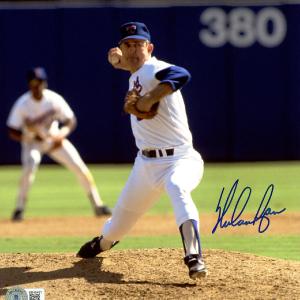 NOLAN RYAN AUTOGRAPHED SIGNED 8X10 PHOTO TEXAS RANGERS BECKETT BAS STOCK #201269 Official For Sale