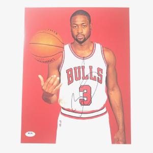 Dwyane Wade signed 11x14 photo PSA/DNA Chicago Bulls Autographed Free Shipping Best Seller