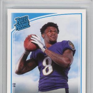 Graded 2018 Panini Donruss Lamar Jackson #317 Rookie RC Football Card PSA 10 Enjoy Online