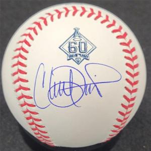 Chuck Finley signed Angels 60th Anniversary Baseball auto  Beckett BAS Witness Cheap Sale Discounts
