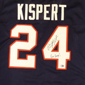 GONZAGA BULLDOGS COREY KISPERT AUTOGRAPHED BLUE JERSEY GO ZAGS! MCS HOLO 194891 Sale Footlocker